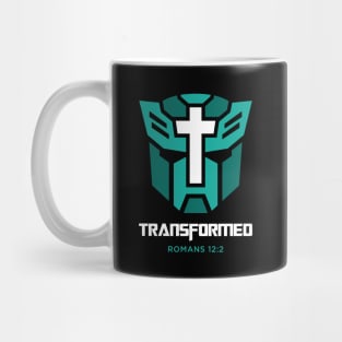 transformed romans 12 2 mint Mug